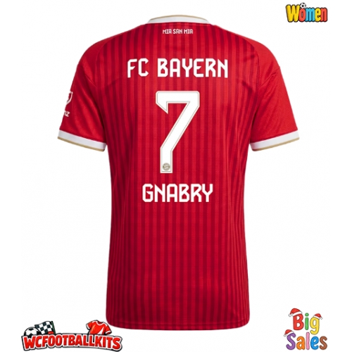 Bayern Munich Serge Gnabry #7 Replica Home Stadium Shirt for Women 2026-27 Short Sleeve